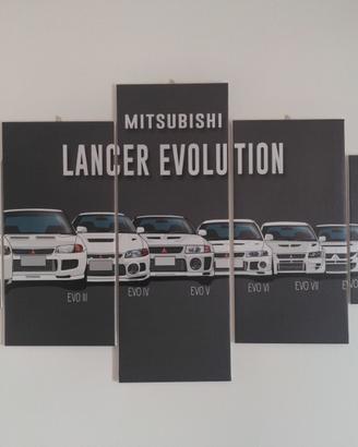 Mitsubishi Lancer Evolution - quadri da I a  X