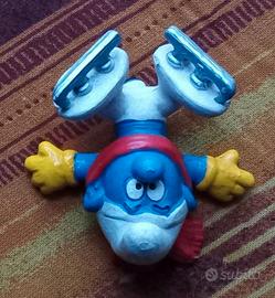 Puffo pattini ghiaccio "Puffi" orig. anni '80