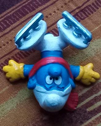 Puffo pattini ghiaccio "Puffi" orig. anni '80