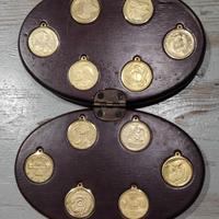 PIETRO ANNIGONI Cofanetto medaglie segni zodiacali