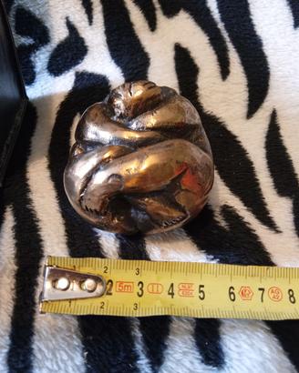 fermacarte INDIA scultore Gianrigo, bronzo