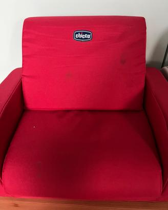 Poltroncina rossa Chicco