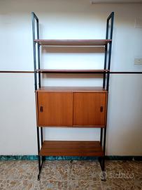 Libreria stile scandinavo anni '60 modernariato 
