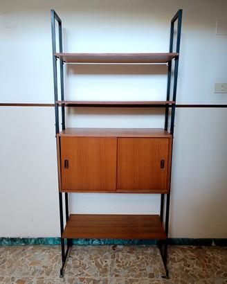Libreria stile scandinavo anni '60 modernariato 