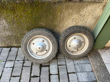 Cerchi e gomme da neve per fiat 500 epoca