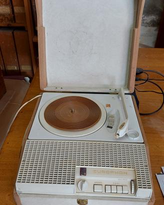 giradischi EUROPHON a valigia