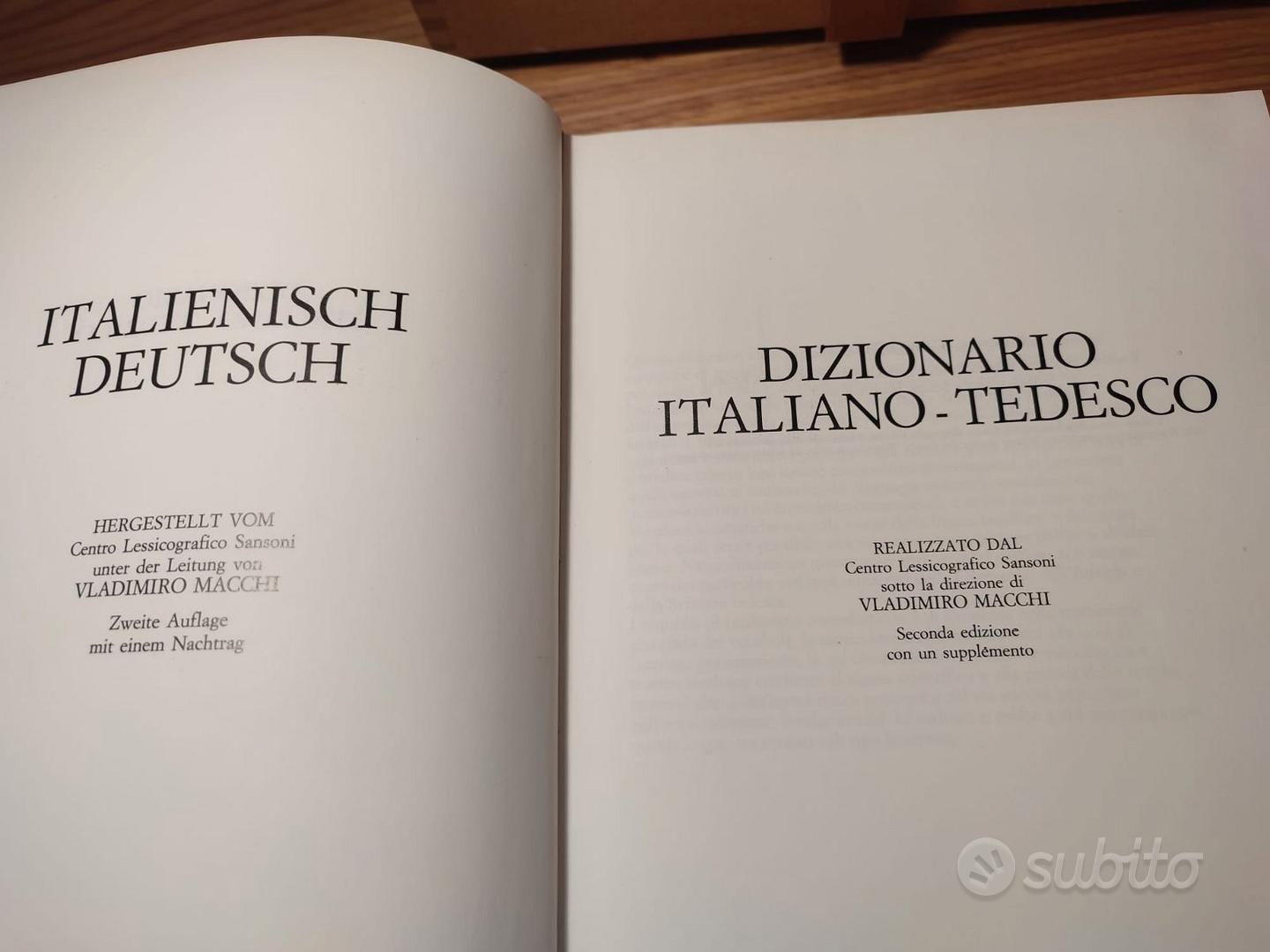 Dizionario Tedesco in due volumi - Libri e Riviste In vendita a Ancona