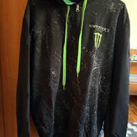 Felpa Monster Energy Nera e Verde