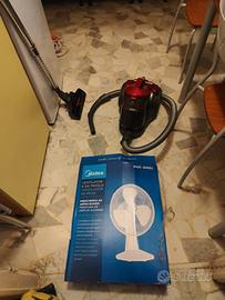 Ventilatore e aspirapolvere