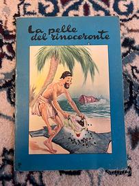 Libro vintage bambini la pelle del rinoceronte