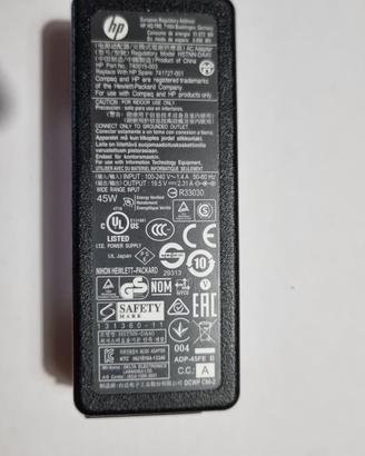 Caricatore HP Originale 45W 19.5V 2.31A