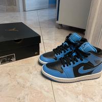 Jordan 1 mid blue university tg40