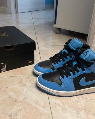 Jordan 1 mid blue university tg40