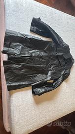 Trench vintage anni 70 in pelle