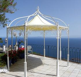 Gazebo in ferro battuto ottagonale