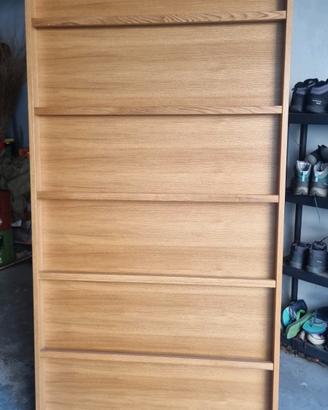 Libreria espositore in legno artigianale design