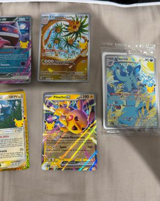 Lotto carte Pokemon 30 anniversario