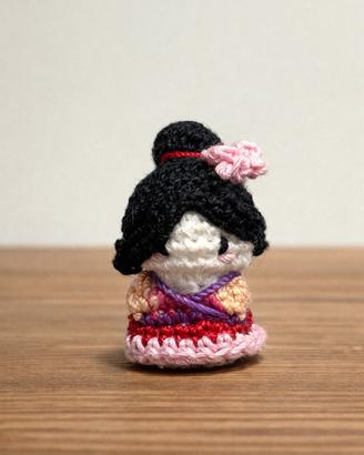 Mini amigurumi Mulan