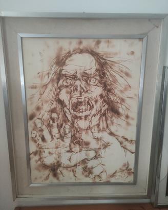 Quadro SPAGNUOLO (pittore del fuoco) 100x80cm