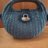 Borsa cestino Sisley vintage