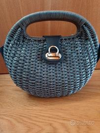 Borsa cestino Sisley vintage