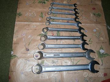 Set 9 chiavi combinate Melior -Fra.Tur. -anni '50