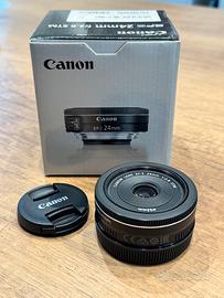 Canon EFS 24 mm f/2.8 STM obiettivo pancake