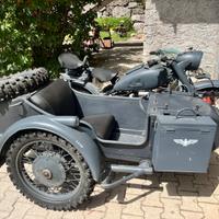 Moto Dnepr k750 targa italiana asi Sidecar