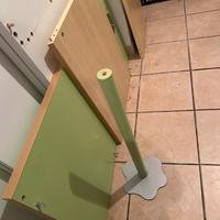 Scrivania colore verde