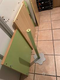 Scrivania colore verde