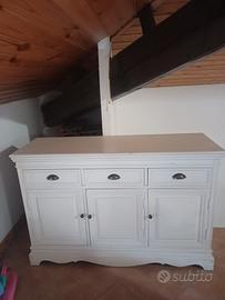 Credenza Maisons du Monde bianca stile shabby