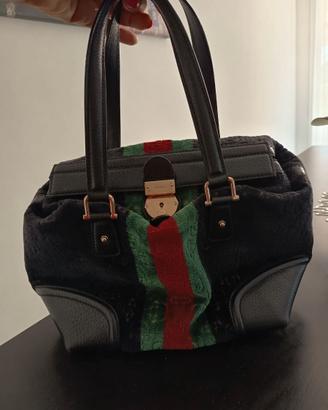 Gucci bauletto  Boston velluto nero certificato