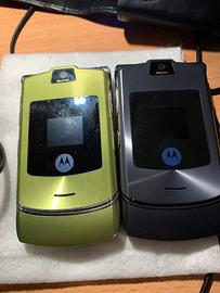 Coppia di motorola v3 razor