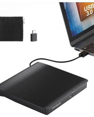 Masterizzatore DVD Esterno, USB 3.0 Type-C CD/DVD