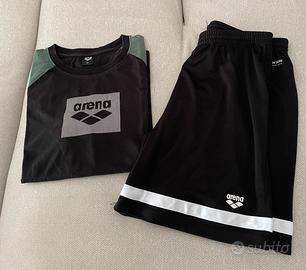 Completo T-shirt + pantaloncino Arena 14 anni