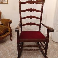 2 Sedie a dondolo Vintage