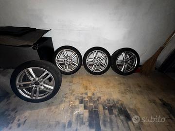 Cerchi MsW r17 con gomme 205/50 r17 93W M+S