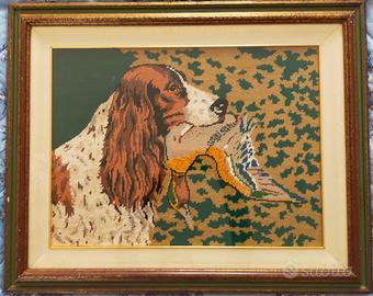 Quadro ricamato a mano