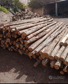 pali e travi da lavoro