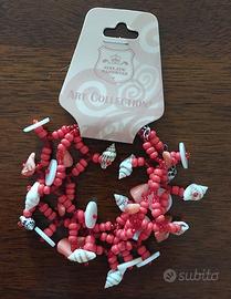 NUOVO Bracciale ricco con piccole conchiglie