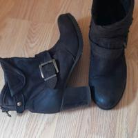 Scarpe Tronchetto Cerniera Pelle Tacco medio n. 37