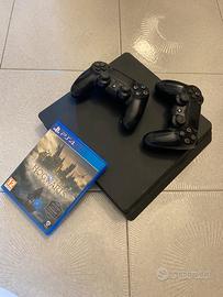 PlayStation 4 + Hogwarts Legacy + 2 Joystick