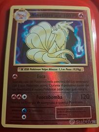 Carta Pokemon Ninetales Fase 1 100 PS