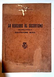 Libro antico 1923 Salvatore Rosa saggio Siracusa v