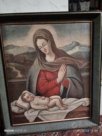 quadro madonna con bambino
