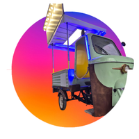 Tre ruote ape empolini food truck panini