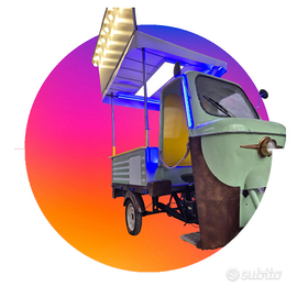 Tre ruote ape empolini food truck panini