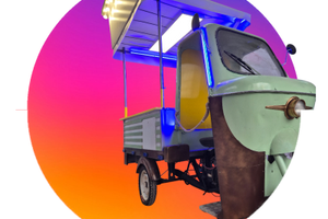 Tre ruote ape empolini food truck panini