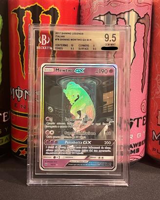Pokemon Mewtwo Leggende Iridescenti BGS 9.5