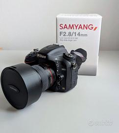 Nikon D600 + sigma 24 mm 1.4 e Samyang 14mm 2.8
